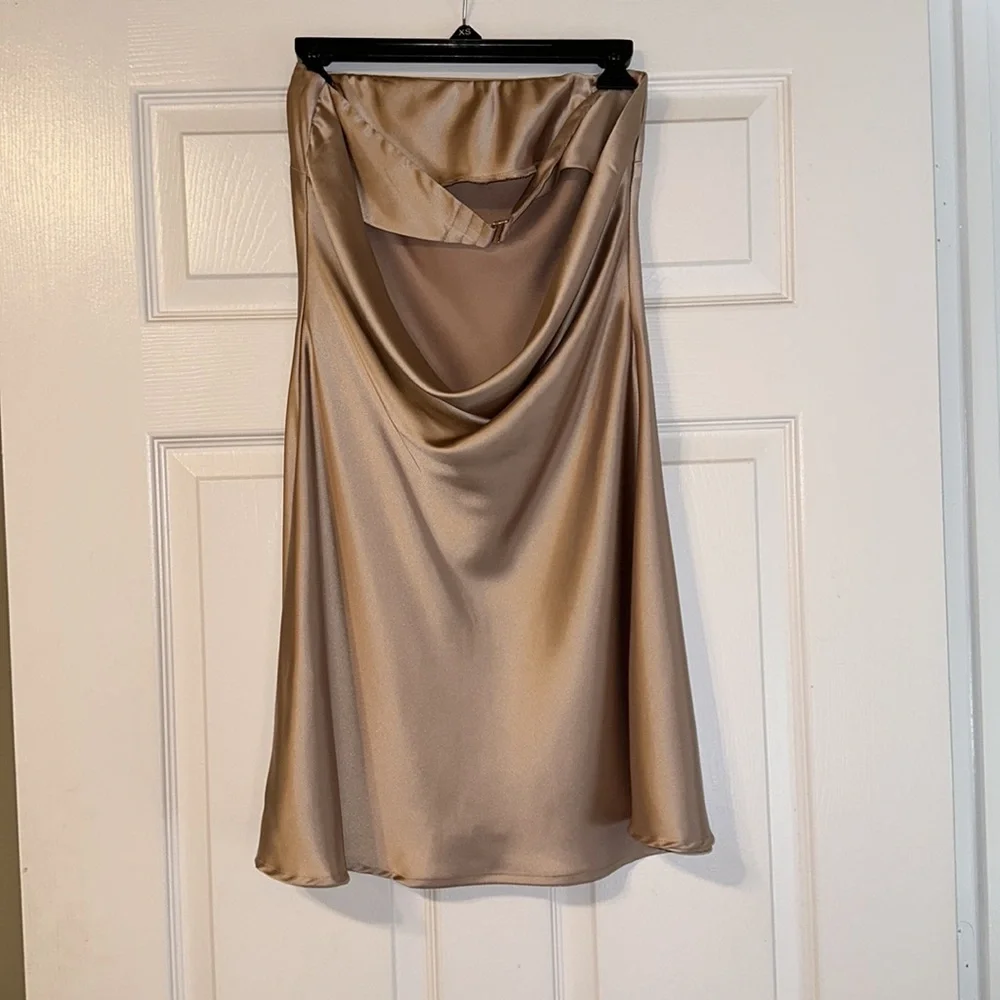 Sage & Paige Barbie Mini Dress Champagne - Picture 8 of 8
